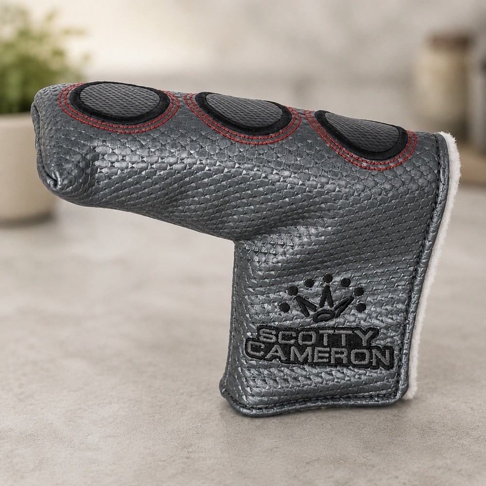 Scotty Cameron Titleist Gray Putter Headcover Red Circle T ACE USA Golf Cover